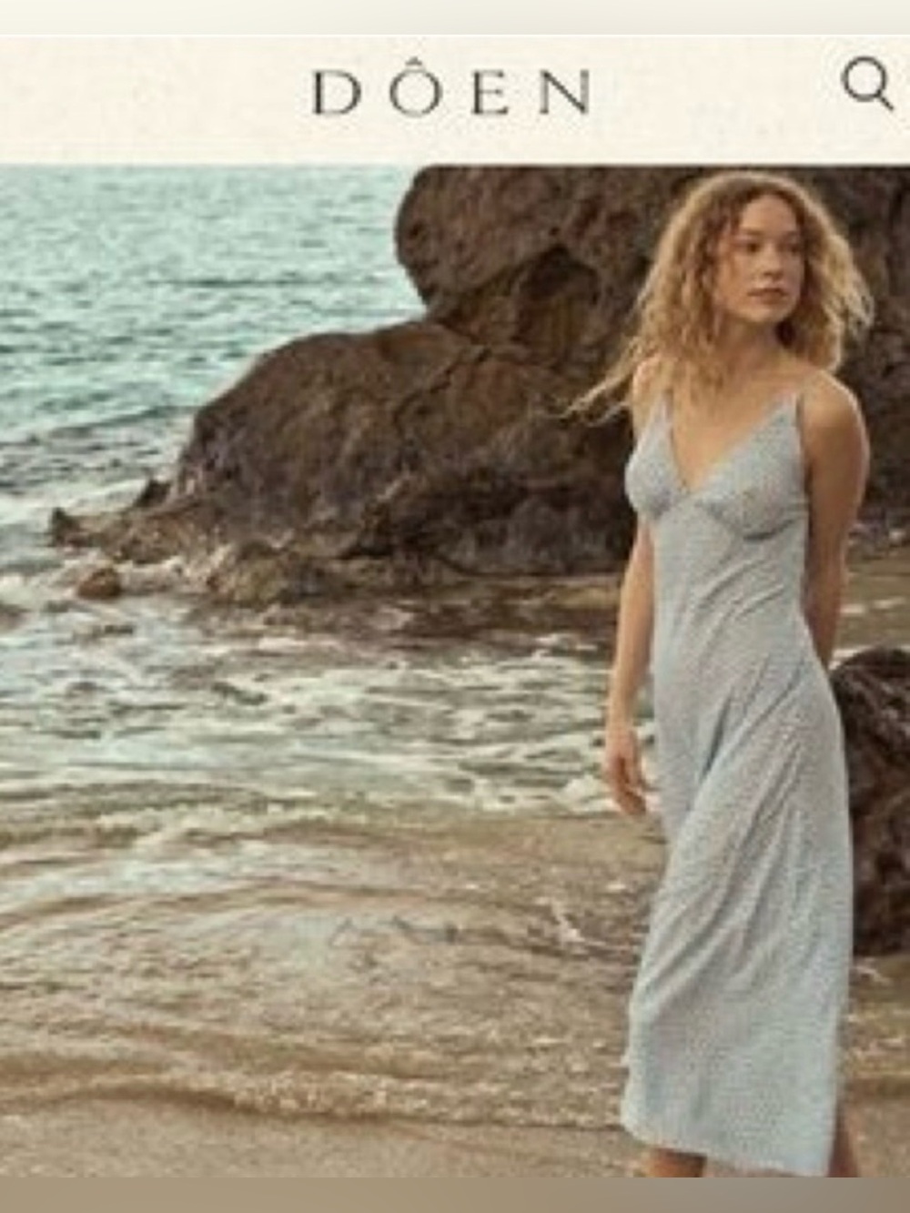 Doen Sonia Dress in Cerulean Hillside Bloom